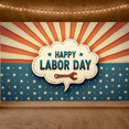 thumbnail image 4 of Decorative Design Happy Labor Day Banner Polyester Material Holiday Decoration for Holiday Celebration Indoor Decoration Outdoor Decor, 4 of 6