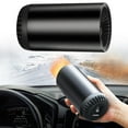 thumbnail image 2 of 12V Car Heater & Portable Cup Warmer, Dual-Sided Powerful Windshield Defroster, Energy-Efficient Personal Heating for Winter Driving in Cars, Trucks, and Vans, A, 2 of 9