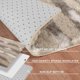 thumbnail image 5 of Alfombra Merelax 122x183 cm Suave y Esponjosa Beige y Blanca 4x6 ft, 5 of 9