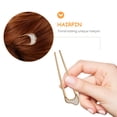 thumbnail image 3 of 18 pcs Chic et Cheveux Simple U- Bride Coquille Épingle à Cheveux pour Coiffure Updo Fourchette U-Forme Clips Épingles Fourches Français Filles Style Outil Style Forme en Métal Épingles à Cheveux Élégante Dame Femmes, 3 of 5