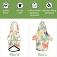 thumbnail image 6 of Honeii Butterfly Print Small Dog Hoodies Pet Hooded Sweatshirts Fall Winter Puppy Cat Sweaters Warm Clothes for Small Dogs Outfits Costume-Medium, 6 of 7