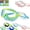 Green, variant on Kids Swim Goggles with Nose Cover, 2025 Upgrade Toddler Goggles Swim Mask with HD Large Frame, Anti-Fog No Leak Diving Mask,Swimming Goggles Large Frame Eye Protection Nose Protection