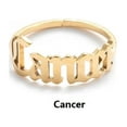 thumbnail image 1 of EGNMCR Rings Twelve English Letter Opening Stainless Steel stud earring, 1 of 2