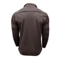 thumbnail image 5 of Aimik Men's Quarter Zip Pullover Fleece Lined Long Sleeve Golf Shirts for Men Thermal 1/4 Half Zip Sweatshirts-Brown S, 5 of 5