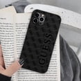 thumbnail image 3 of Funda Blanda De Silicona Negra Guess De Moda Para iphone 14 13 12 11 Pro MAX XS, 3 of 3