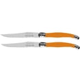 thumbnail image 1 of Cuchillo de Carne Laguiole Frances LaguioleOrange 2 pzas 23 cm Naranja Acero Inoxidable Cuchillo para carne., 1 of 4