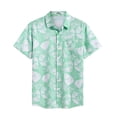 thumbnail image 5 of COOFANDY Men Hawaiian Shirts Short Sleeve Mens Tropical Button Down Shirts Island Shirts for Men, 5 of 6