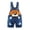 Dark Blue, variant on larppty Baby Cute Summer Jean Overalls,Toddler Denim Cartoon 3D Animal Shortalls(Blue, 12-18 Months)