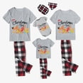 thumbnail image 3 of Pijamas familiares navideños a juego, conjuntos de pijamas grises para mascotas, Navidad en julio, 3 of 3