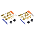 thumbnail image 1 of Botones Disparador Parachoques LB RB Repuesto para El Controlador Xbox One Elite (dorado), 1 of 5