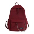 thumbnail image 1 of AMERTEER Sac à Dos Simple Mode Imperméable Sac à Dos de Couleur Unie, 1 of 2