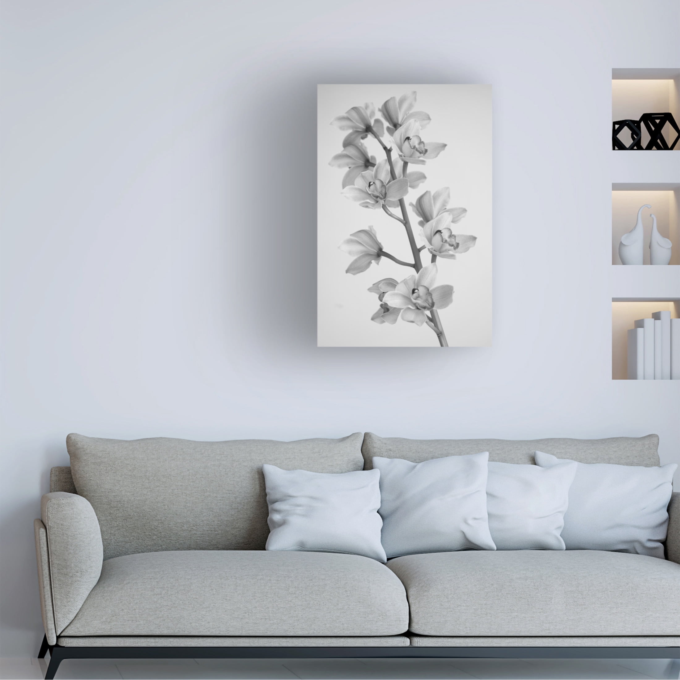 Canvas Wall Art - Igor Mandich 'Wild Orchid' Wall Art for Living Room, Bedroom, or Office Décor by Trademark Fine Art - 30 x 47 Inches