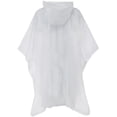 thumbnail image 2 of CTM Adult Waterproof Reusable Rain Poncho by Wootie, 2 of 5