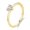 Gold, variant on Sterling Silver Heart Cell Phone Ring for Women, Simple Design, S925 Silver Finger Ring, Perfect Gift