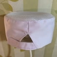 thumbnail image 3 of YAOBAMM Hat Chef Hat Breathable Mesh Flat Dome Adjustable Fastener Japanese Korean Food Waiter Working Hat, 3 of 6