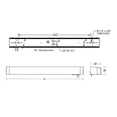 thumbnail image 2 of ALB374000L30ENSN-LA AFX Algiers - 120W 2 LED Wall Sconce In Transitional Style-4.5 Inches Tall and 4 Inches Wide-Satin Nickel Finish, 2 of 3