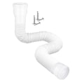 thumbnail image 3 of koolsoo Rain Gutter Downspout Downspout Extender Diverter Retractable 47-150cm for Rainwater Drainage Flexible for Outdoor white, 3 of 8