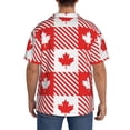 thumbnail image 3 of Kdxio Men'S Hawaiian Shirt For Men Short Sleeve Shirt Maple Leaves1 Summer Casual Holiday Beach Button Down T-Shirts, 3 of 5