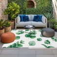 thumbnail image 2 of Eucalyptus Leaves Outdoor Rug for Patio/Deck/Porch, Non-Slip Large Area Rug 6 x 9 Ft, Spring Botanical Leaf Sage Green Indoor Outdoor Rugs Washable Area Rugs, Reversible Camping Rug Carpet Runner, 2 of 8