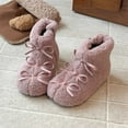 thumbnail image 7 of breaise Baby Girls and Boys Fleece Sherpa Booties Toddler Plush Bootie Slippers Kids Winter Snow Boots with Zipper, 7 of 7