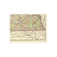 thumbnail image 2 of Historic State Map - Nebraska - Rand McNally 1897 - Vintage Wall Art, 2 of 4
