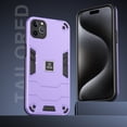 thumbnail image 6 of Allytech Hybrid Protective Case for iPhone 12 Pro Max, Camera Screen Protection, Soft TPU Bumper + Hard PC Back Panel Anti-Drop & Anti-Oil Case Cover for iPhone 12 Pro Max, Purple, 6 of 7