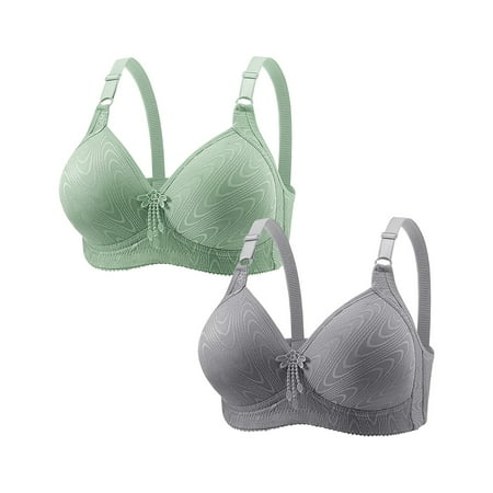 HCURIBAD Clearance! Bras for Women No Underwire Adjustable Bras Full Coverage Support Bralette Plus Size Everyday Bra Pack Of 2 Wireless Bras  Push up Bra  Backless Bra  Bras for Women Bronze XL