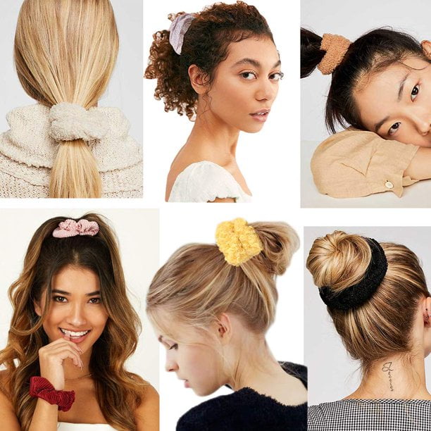 Velvet Hair Scrunchies For Girls And Womens, Set Of 6 Hair Band Scrunchies At ₹ 50/piece | Hair Scrunchies In Surat | ID: 2849907007288 - Foto 11
