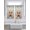 Green/Grey, variant on Spring Cow Floral Bathroom Window Curtain, Green Eucalyptus Leaves Linen Light Filtering Coffee Kitchen Curtains, Bedroom Living Room Curtains 2 Panel 84"x63"