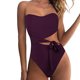 thumbnail image 2 of Traje de baño de una pieza ajustado con sujetador para mujer, traje de baño de una pieza, traje de baño cómodo de una pieza, conjunto de Bikini de una pieza OAVQHLG3B Store  lin121212, 2 of 4