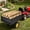 Black body | Yellow wheels, variant on 500 lb Capacity Dump Cart - 12 Cubic Foot Steel Utility Trailer for ATV, Lawn Tractor, UTV, 2-Wheel Tow Behind Wagon for Yard Work, Landscaping & Hauling– Black