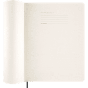 Moleskine 2025 13-Month Essential Planner, Soft Cover, Weekly Vertical, XXL (8.5 x 11), Black