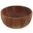 thumbnail image 4 of TABLETREANDS 1Set Brown Salad Bowl for Kitchen Counter with Heat Resistant Anti Scald 11.8X11.8X2.75in, 4 of 8