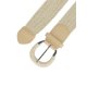 thumbnail image 2 of Cinturones de Cintura Tejidos para Mujeres INSPIRE CHIC con Hebilla de Metal, Cinturones Anchos Trenzados Beige de 129 cm, 2 of 4