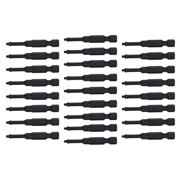 Century Drill & Tool 70551 Impact Screwdriver Bit #1 Square, 1", 25 Pack