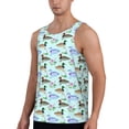 thumbnail image 2 of Fuzoiu Mallard Duck Of Lotus Flowers Print Men's Workout Tank Tops,Sleeveless Gym Shirt Quick Dry,Fitness Bodybuilding T-Shirt,Muscle Athletic Workout Tee-XX-Large, 2 of 7