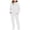 Z002-White, variant on WXFAZCVU Girls Outfits Fall Pullover Hoodie and Wide Leg Sweatpants Casual Clothing Set Size 8-9 Years