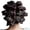 Black, variant on 10PCS Overnight Sleep Hair Curlers, Soft Sponge Rollers for Long Short Hair, Heatless Pear Curling Tools for Dry Hair, Lazy Hair Styling Kit for Women & Girls,Black,One Size