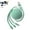 Green, variant on 6 in 1 Retractable Charging Cable, 6-in-1 Retractable Cable with Fast Charge Adapter, 100w Multi Charger for Multiple Devices with Type C/L/Micro USB Ports