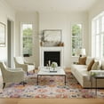 thumbnail image 2 of Nourison Passion Floral Silver 9' x 12' Area Rug, (9x12), 2 of 13