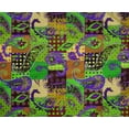 thumbnail image 5 of oneOone Tissu Polyester Spandex Moutarde Foncé Patchwork Paisley Matériel de Robe Tissu Imprimé Tissu au Mètre 56 Pouces de Large, 5 of 5