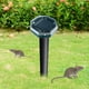 thumbnail image 3 of Ahuyentador de mascotas con energía solar Suministros para el control de plagas Elemento disuasorio ultrasónico para animales, 3 of 8