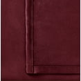 thumbnail image 3 of 63" - 2 Piece Solid Burgundy Blackout Window Curtain Panel Set, 3 of 4