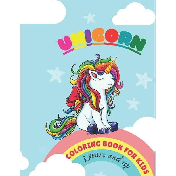 Download Unicorn Coloring Book For Kids 3 Years And Up Cute Unicorns For Coloring Paperback Walmart Com Walmart Com