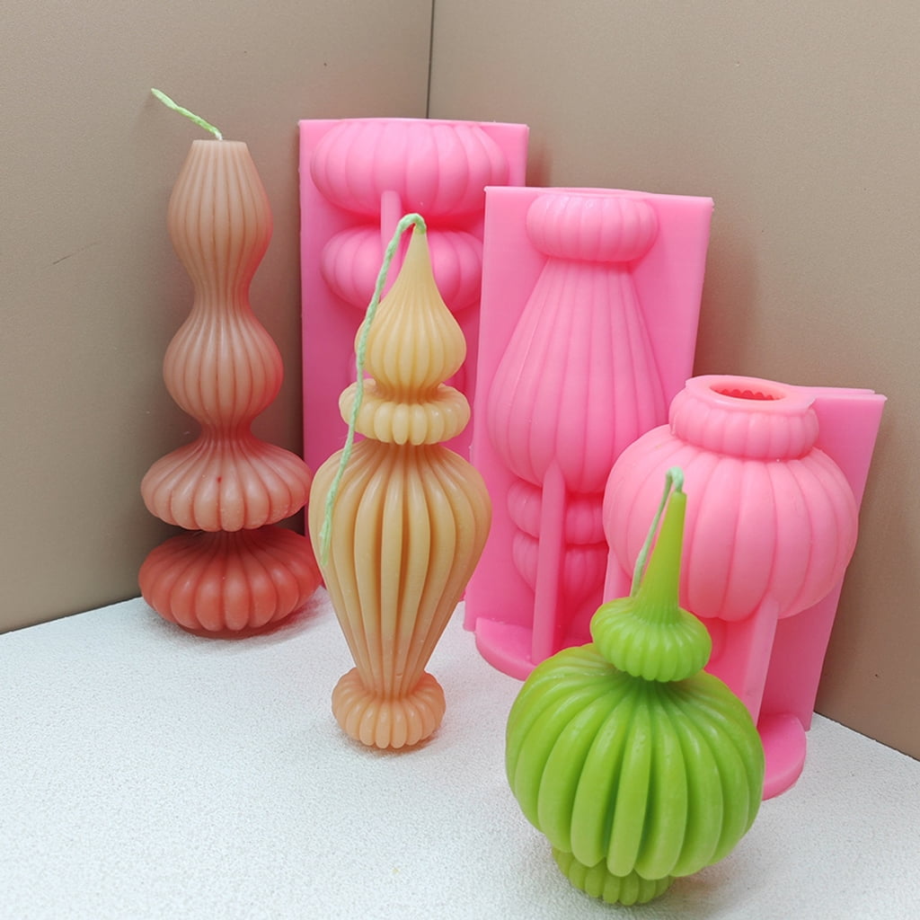 Silicone Mould Line Balled Candle Molds Ornament Plaster Molds Craft Supplies