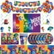 thumbnail image 2 of Decoración de cumpleaños de Disney Inside Out Platos de papel para fiesta de dibujos animados Inside Out Servilletas Vasos Globos Suministros para eventos Baby Shower Niños, 2 of 5