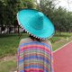 thumbnail image 1 of Sombrero de rafia de ala ancha para adultos y niños, gorro de paja Natural, Panamá, Cosplay de baile de verano, protector solar, 1 of 4
