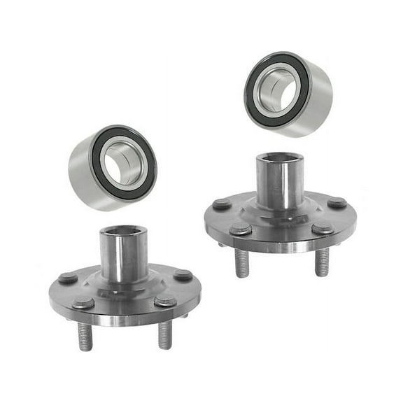 Front Wheel Hub and Bearing Kit 4 Piece - Compatible with 2001 - 2005 Toyota RAV4 2002 2003 2004