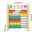 thumbnail image 2 of Education Toy for Early Math Skills Based on Counting Beads Wooden Counting for Preschool Learning 3+ Years Educational Toy for Kids, 2 of 7