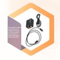 thumbnail image 3 of ZheElen L/R Audio Adapter with Charging Cable Transmission Optical Adapters Aluminum USB Amplifier for Coffee Company Using Supplies Adaptor+USB+Optical, 3 of 9